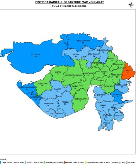 DeshGujarat On Twitter Gujarat Completes 100 Rain Of Average Monsoon