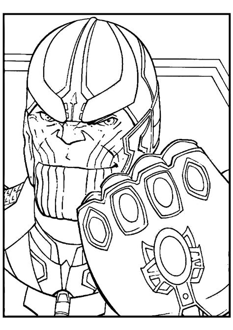 Coloriage Avengers Superbes Dessins Colorier