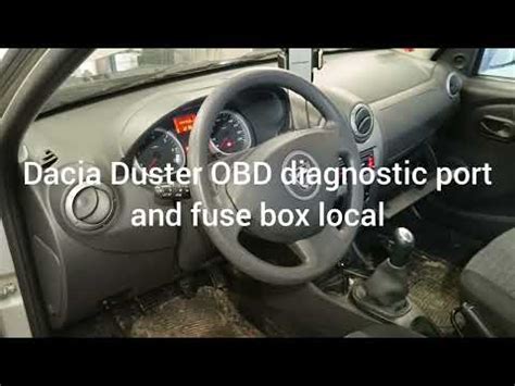 O Se Trouve La Prise Obd Du Dacia Duster Dacia Duster Hs Mk