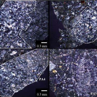 Images of the magnesian anorthosite with granulitic breccia texture in ...