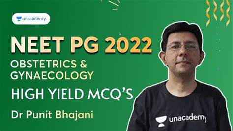 High Yield Mcqs From Obgy Neet Pg Dr Punit Bhojani Youtube