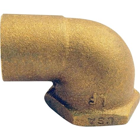 Epc 10156794 Pipe Elbow 34 In Compression X Female 90 Deg Angle Brass