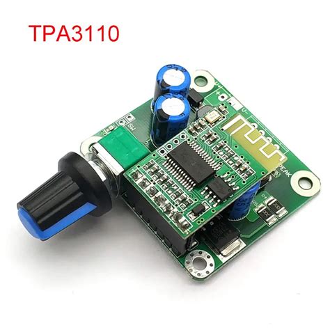 Placa Amplificadora De Udio Est Reo Digital Bluetooth Tpa W