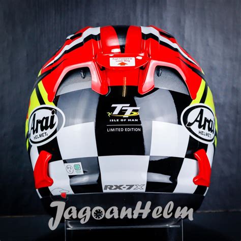 ARAI HELM RX 7X TT IOM 2023 ISLE OF MAN RED RX7X TT IOM