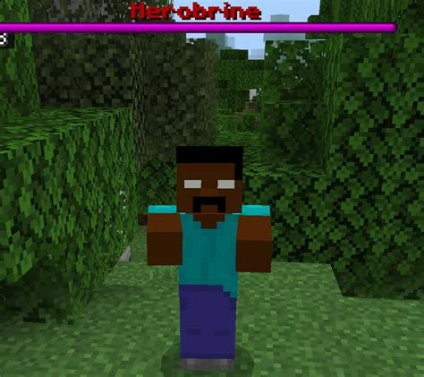 Herobrine Minecraft Mod