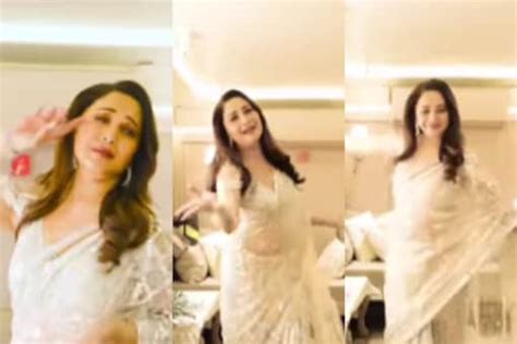 Madhuri Dixit Dances To Viral Song Mera Dil Ye Pukare Aaja Unhappy