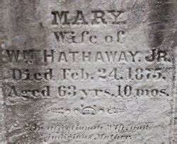 Mary B Hathaway Hathaway inconnu 1875 Mémorial Find a Grave