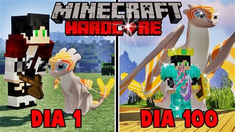 Sobrevivi Dias Em Um Mundo De Drag Es No Minecraft Hardcore O