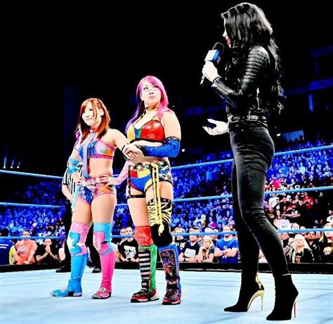 Paige with Kairi Sane & Asuka Aka Kabuki Warriors | Wwe womens, Wwe ...