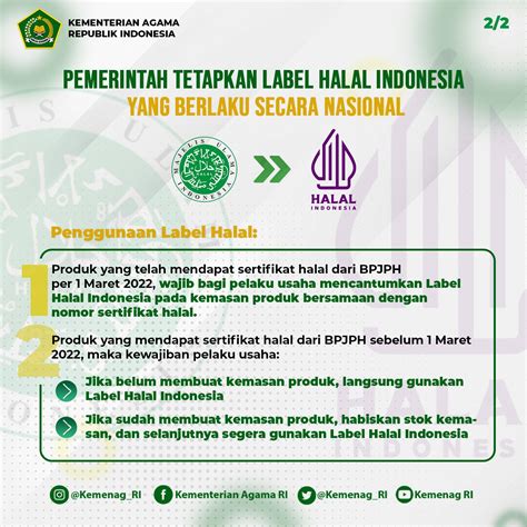 Label Halal Indonesia Berlaku Mulai 1 Maret 2022 Bagaimana Label