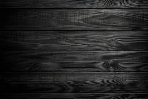 Textura De Madera Negra Y Oscura En El Fondo Foto Premium