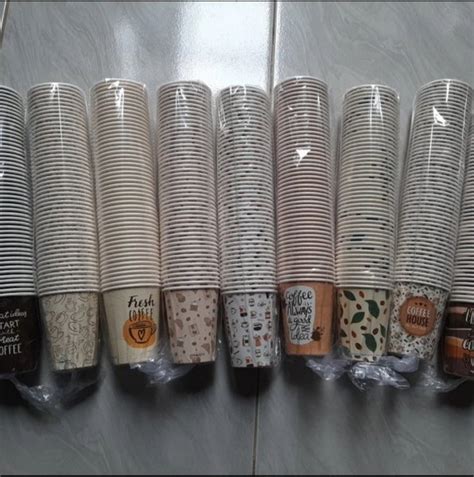 Jual Gelas Kertas Kopi 8 Oz Paper Cup 8 Oz Isi 50 Pcs KHUSUS GOSEND Di