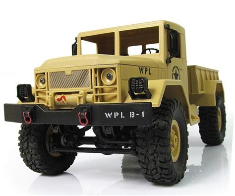 Радиоуправляемый краулер WPL Military Truck 4WD RTR WPLB 14 Yellow