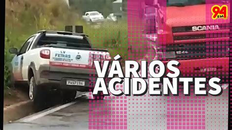 Vários Veículos Se Envolveram Em Acidente Na Br 116 Zona Rural De