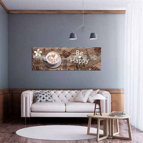 Küche Kaffee Caffe VLIES LEINWAND DEKOBILDER WANDBILDER XXL WOHNZIMMER