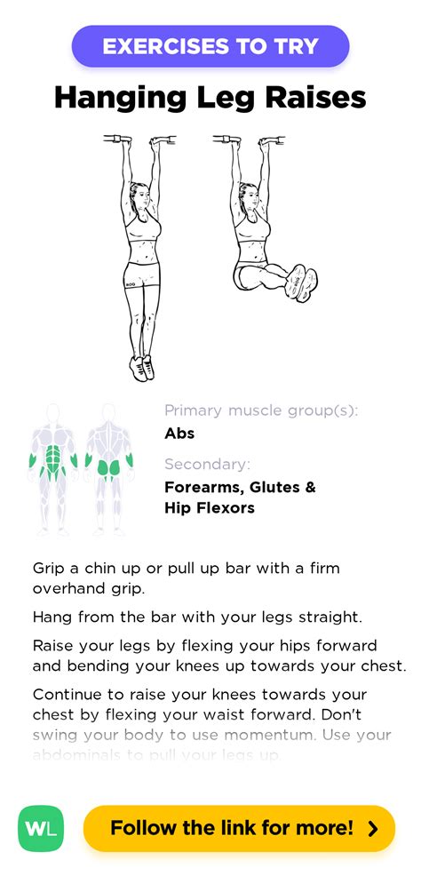 Hanging Leg Raises – WorkoutLabs Exercise Guide