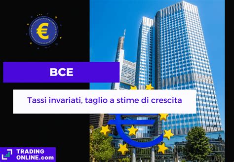 La Bce Non Tocca I Tassi E Abbassa Le Previsioni Sul Pil