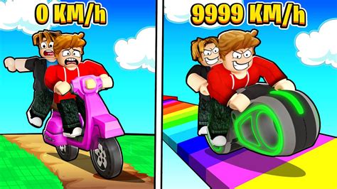 ROBLOX CHOP AND FROSTY UPGRADE TO NEW BIKES IN BIKE RACE CLICKER YouTube