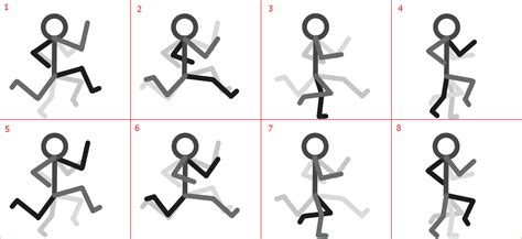 Stickman Animation Frames - Infoupdate.org