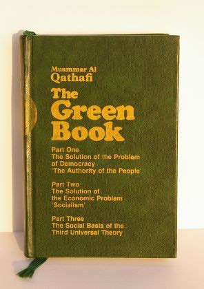 Green Book By Colonel Muammar Gaddafi Editorial Stock Photo - Stock ...