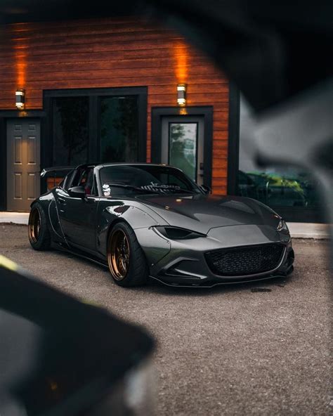 Black Mazda Miata MX5 Sport Car