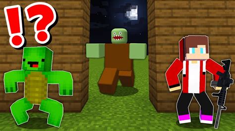 Jj And Mikey Survival In Roblox Zombie City In Minecraft Maizen