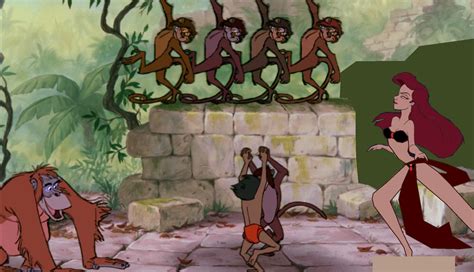 Ariel and Mowgli: Dancing With The Apes by hypnotica2002 on DeviantArt