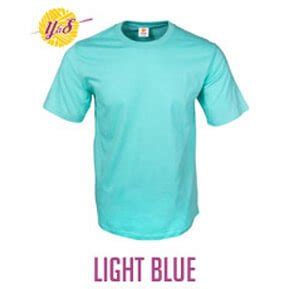 Yarn Spindle Eco Soft Light Blue Sablon Dtg Satuan Kaos