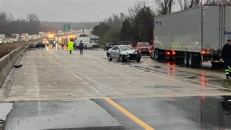 Bad Weather Leads To Multi Vehicle Crash On Interstate 95 In Virginia