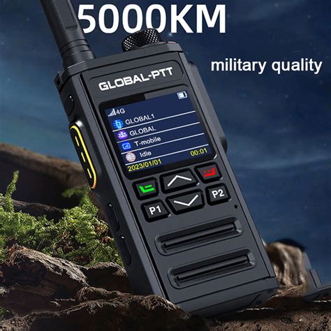 Global Ptt G7 POC 4G LTE Walkie Talkie Two Way Radio Long Range