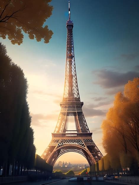 Premium AI Image French Eifel Tower