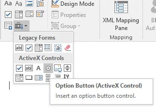 How To Insert A Radio Button In A Microsoft Word Document