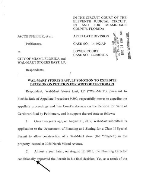 Pdf Motion To Expedite Decision On Petition For Writ Of Certiorari