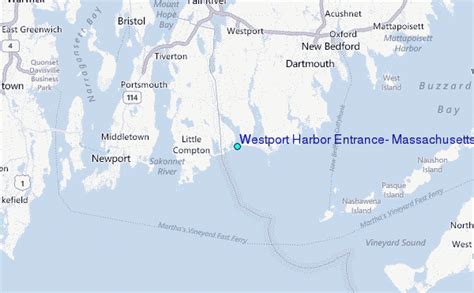 Westport Harbor Entrance Massachusetts Tide Station Location Guide