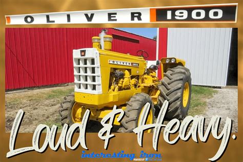 Oliver 1900 Loud And Heavy Interesting Iron Tractor Zoom