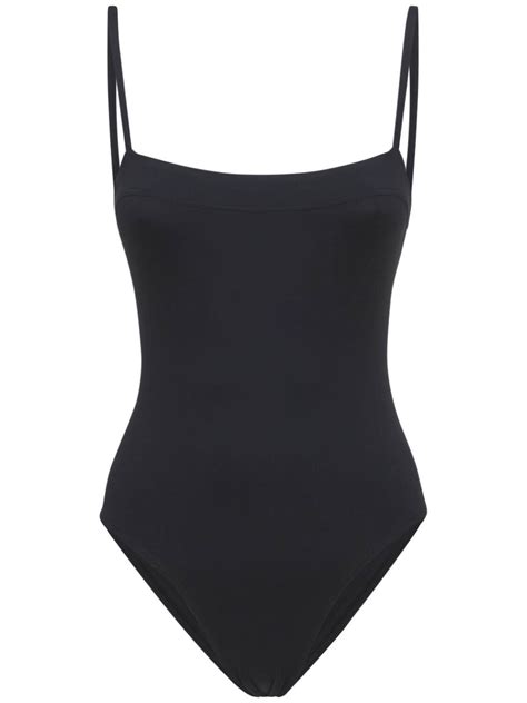 Buy Wardrobe Nyc Matte Lycra One Piece Swimsuit Black At 70 Off