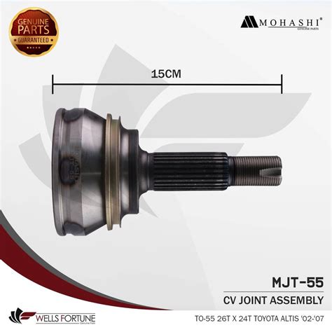 Toyota Altis Mohashi Cv Joint Assembly Pc Shopee