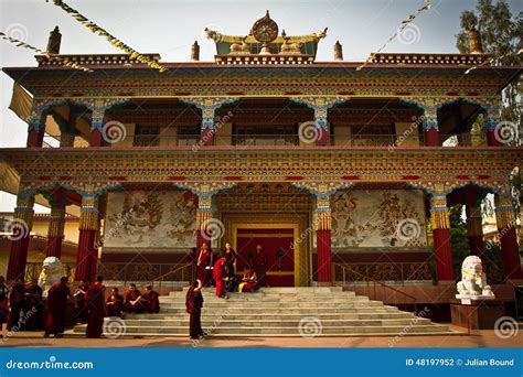 The Tibetan Temple of Bodh Gaya, India Editorial Photography - Image of beautiful, colour: 48197952