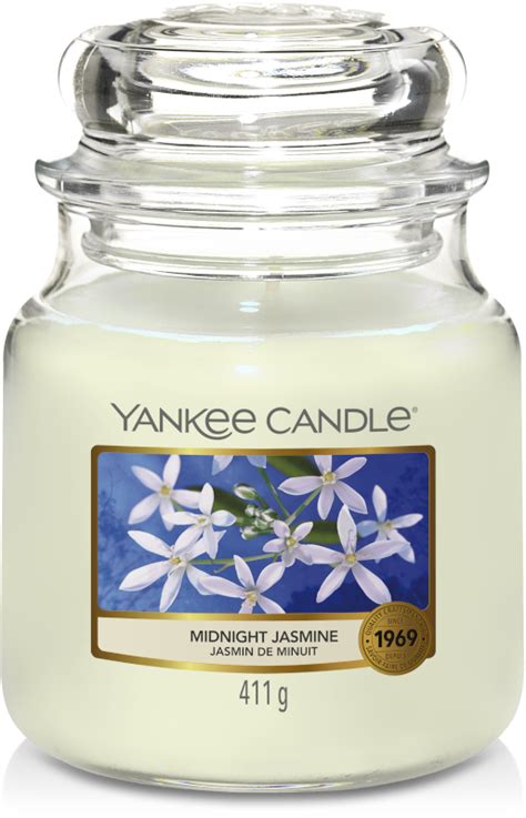 Bougie Parfum E Yankee Candle Taille Moyenne Jasmin De Minuit Cm