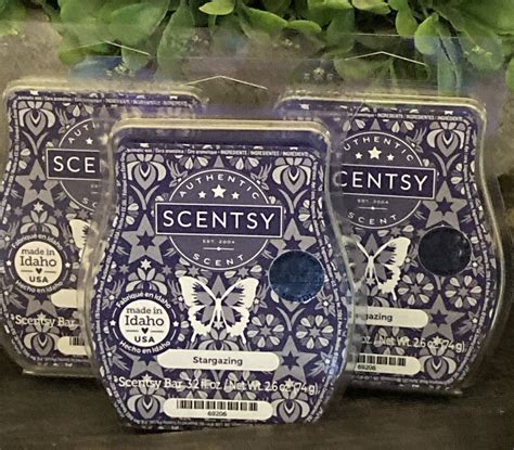 Lot Of 3 Scentsy Stargazing Scent Of The Month Wax Bars New Scent