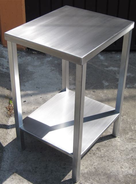 Mesa De Trabajo En Acero Inoxidable Con Piso 218900 En Mercado Libre