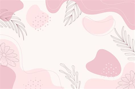 Pink Pastel Aesthetic Desktop Wallpaper Minimalist Neutral ...