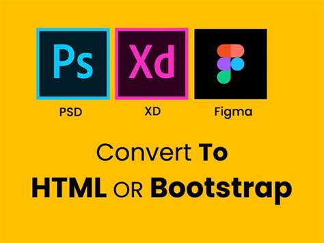 PSD Figma XD To HTML CSS BootStrap JQuery Upwork