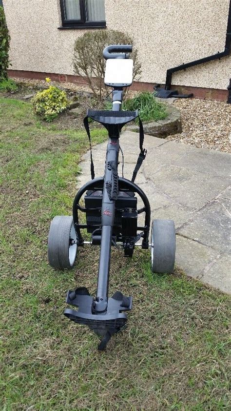 Mocad Electric Golf Trolley With Battery Charger And Bag In Burnley