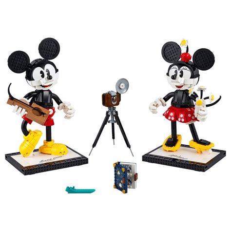 Lego Personagens Para Construir Mickey Mouse E Minnie Mouse Submarino