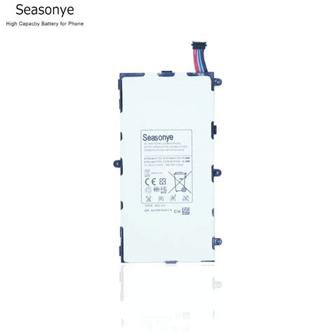 Seasonye 4000mah 1480wh T4000e Tab Replacement Battery For Samsung Galaxy Tablet 3 70 T211