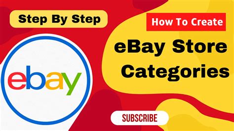 How To Create eBay Store Categories Easily | Set Up eBay Store ...