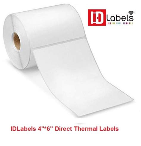 Direct Thermal Paper Shipping Label Roll For E Commerce Use Size 4