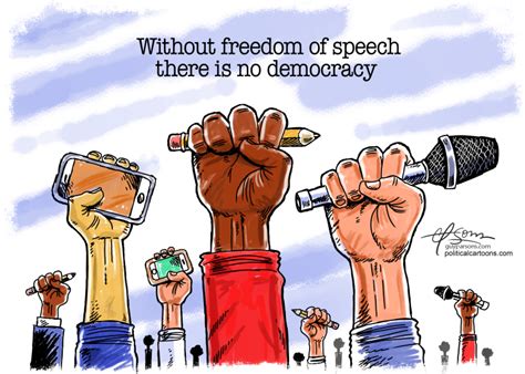 Freedom Speech Cartoon