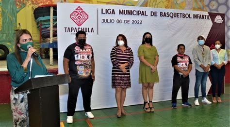 INAUGURA ROSY URBINA TORNEO DE LA LIGA MUNICIPAL INFANTIL DE BASQUETBOL